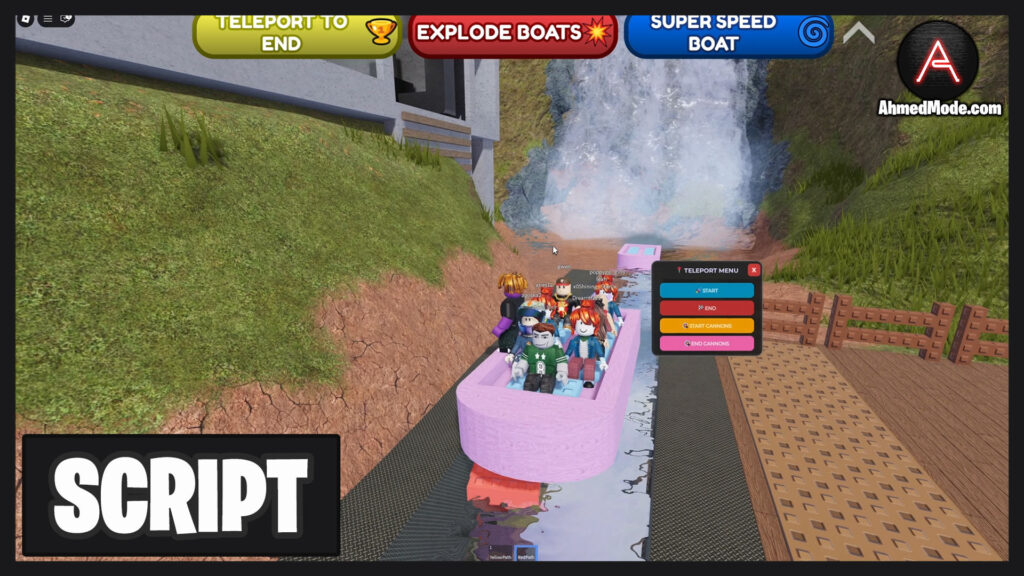 Bote Ried Script TP To Start & TP To End – Roblox