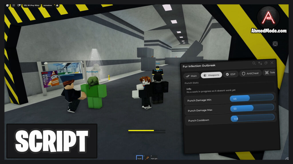 Fur Infection Outbreak Script Kill Aura, ESP, Noclip & God Mode – Roblox