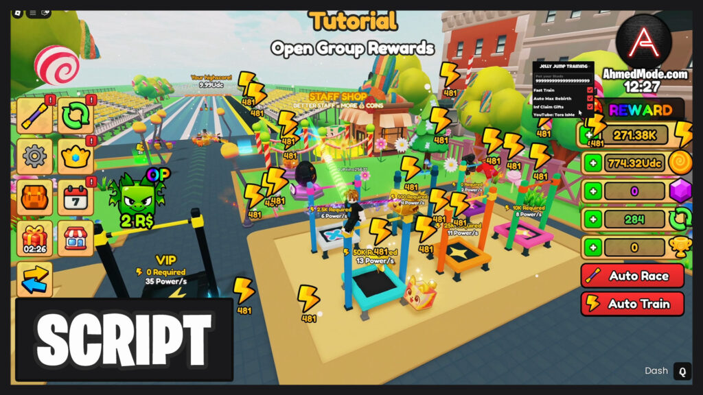 Jelly Jump Training Script Infinite Coins, Fast Train & Max Rebirth – Roblox