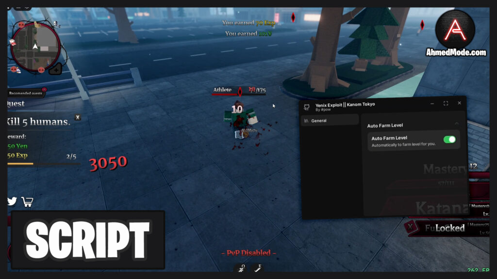 Kanom Tokyo Script Auto Farm, Kill Aura & Max Level – Roblox