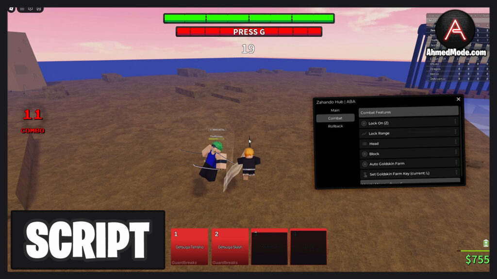 ABA Script Auto Farm, Kill Aura & God Mode – Roblox