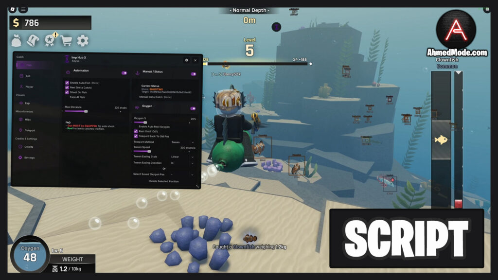Abyss Script Auto Farm, Auto Fish & Instant Catch – Roblox