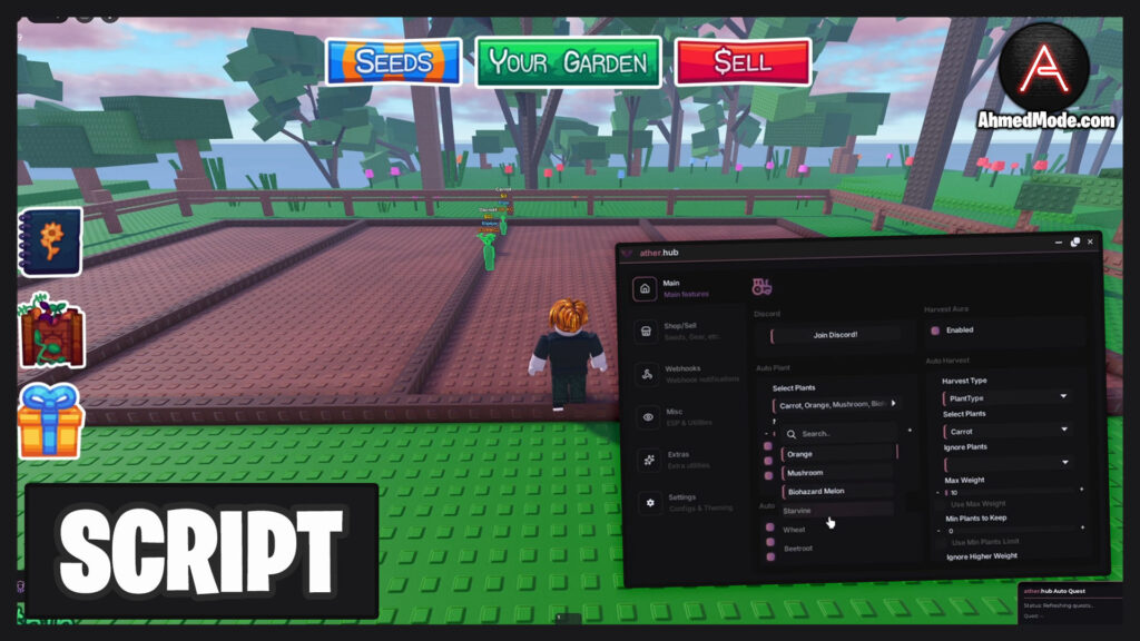 Garden Horizons Script Auto Farm, Auto Plant & Auto Harvest – Roblox