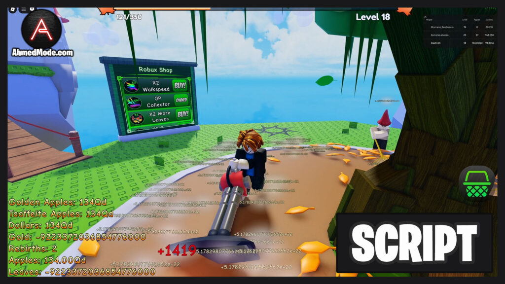 Leaf Collector Script Infinite Everything – Roblox