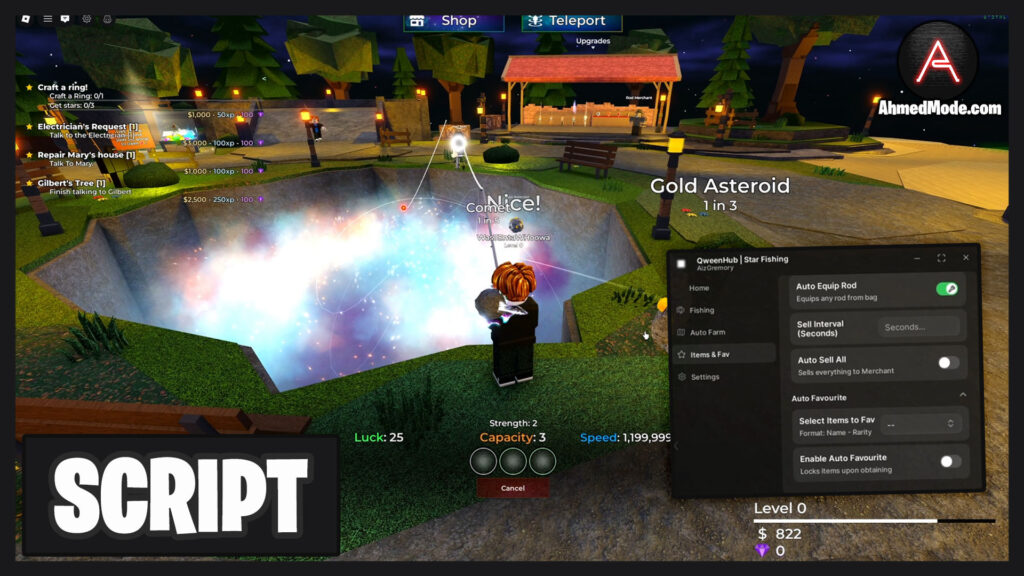 Star Fishing Script Auto Farm, Auto Fish & Auto Sell – Roblox