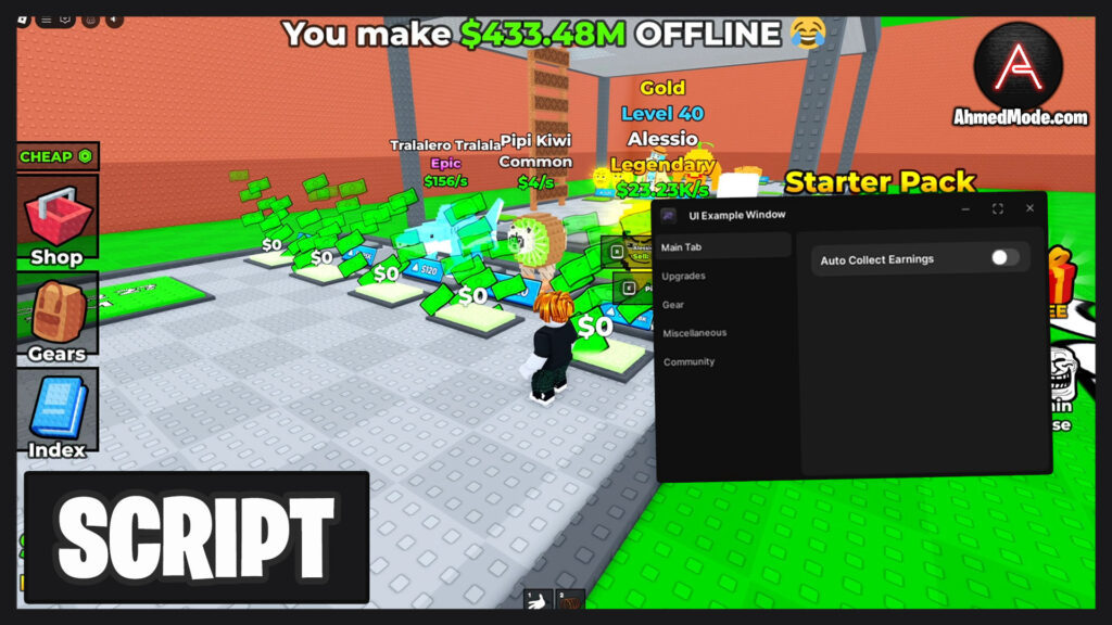 Steal From Brainrots Script Instant Steal, Auto Mythic & Auto Secret – Roblox