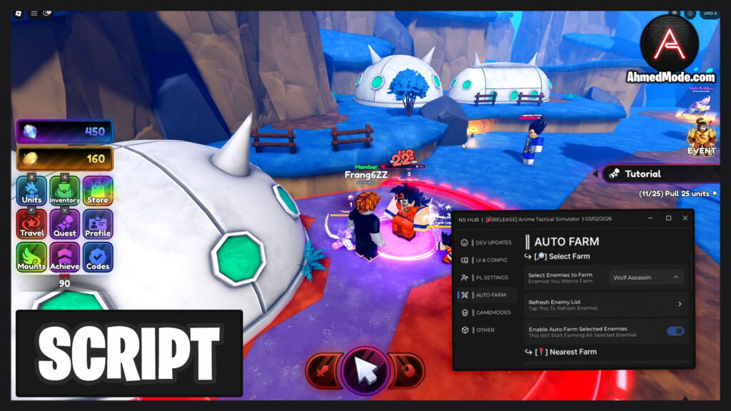 Anime Tactical Simulator Script Auto Farm, Auto Summon & Infinite Gems – Roblox