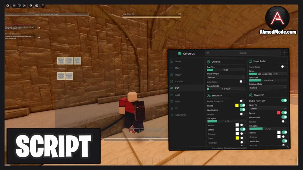 Cursed Gear Script Auto Farm, Auto Mission, Kill Aura & ESP – Roblox