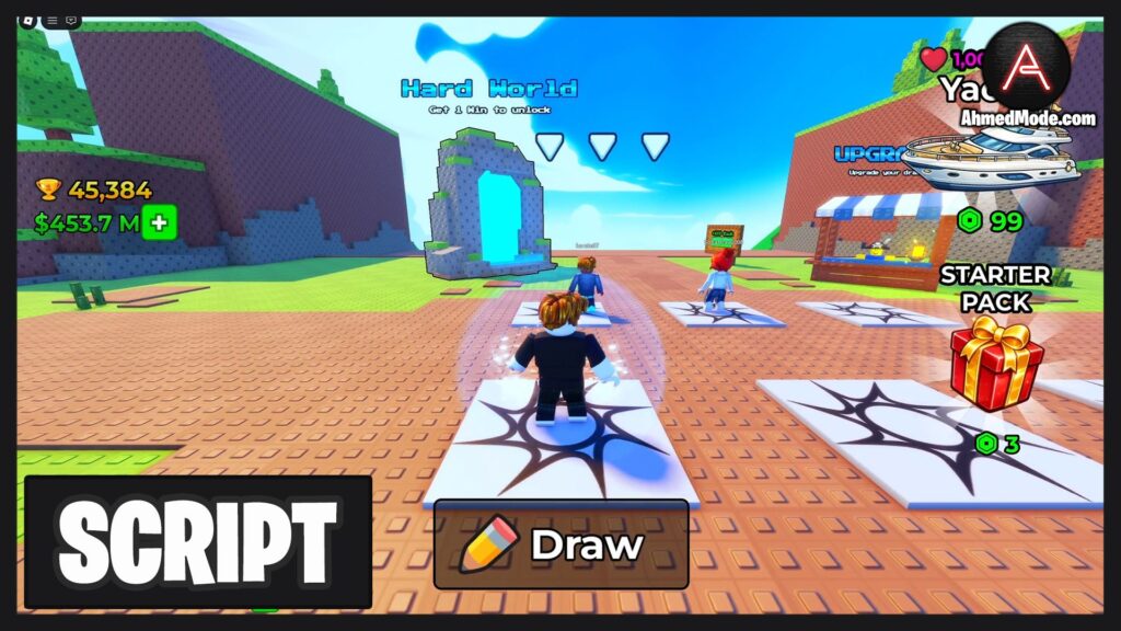 Draw & Slide Script Infinite Money & Infinite Wins – Roblox