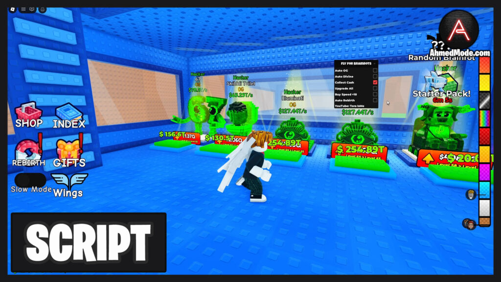 Fly for Brainrots Script Auto Steal, Collect Cash & Auto Rebirth – Roblox