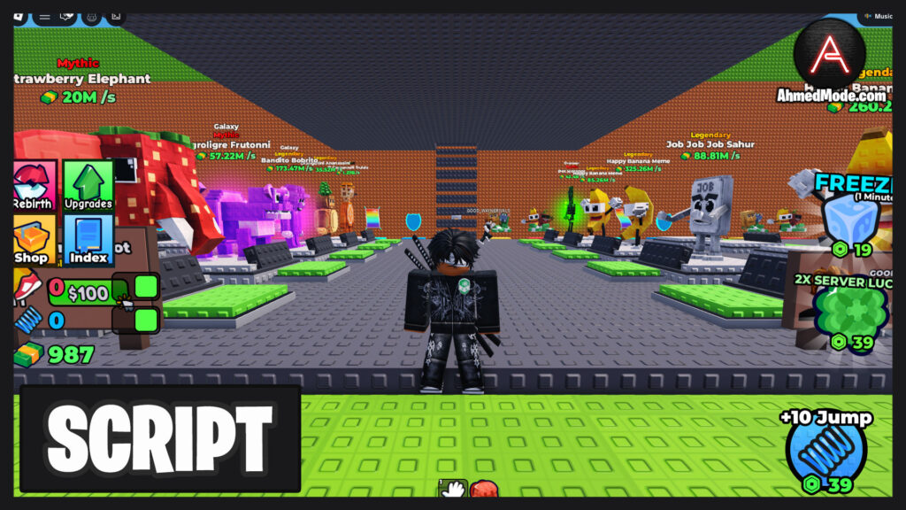 Jump and Escape Brainrots Script Auto Farm, Auto Steal & Auto Rebirth – Roblox