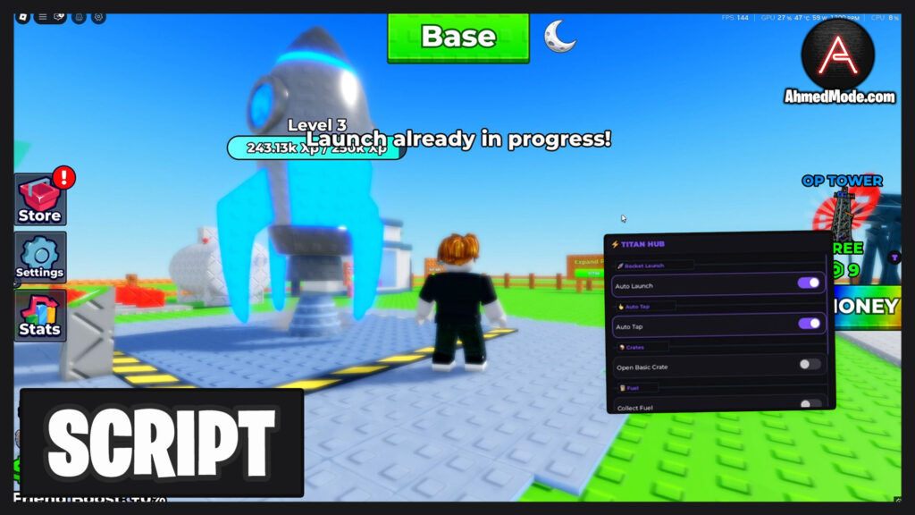 Launch Your Rocket Script Auto Farm, Auto Launch & Auto Upgrade – Roblox