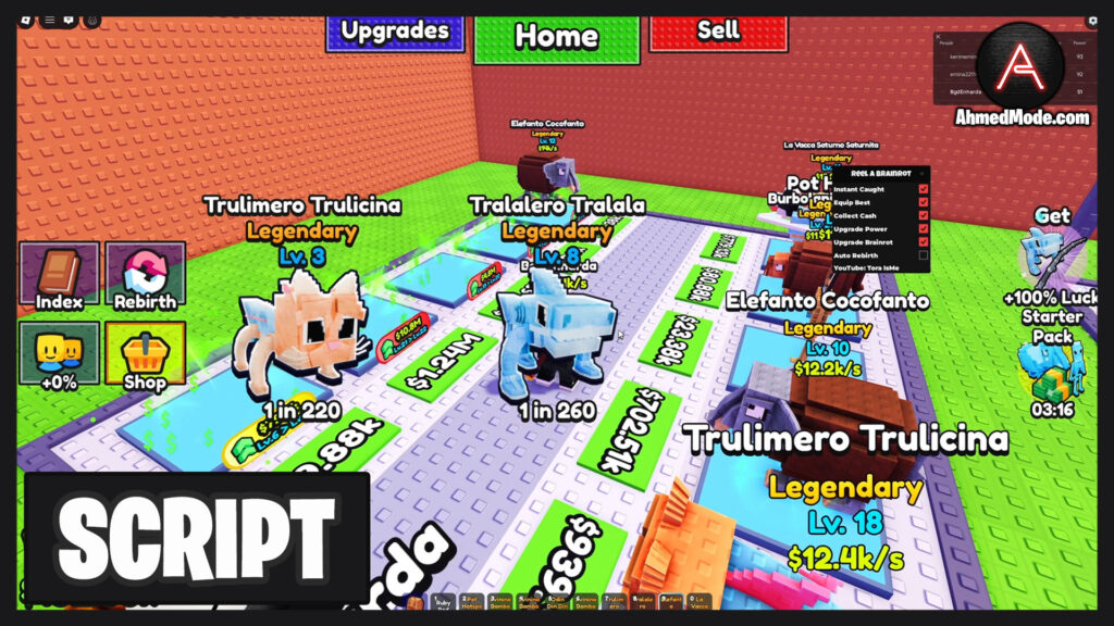 Reel a Brainrot Script Auto Farm, Instant Reel & Collect Cash – Roblox