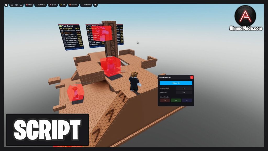 TimeBomb AnkleBreak Script Players HitBox & ESP – Roblox