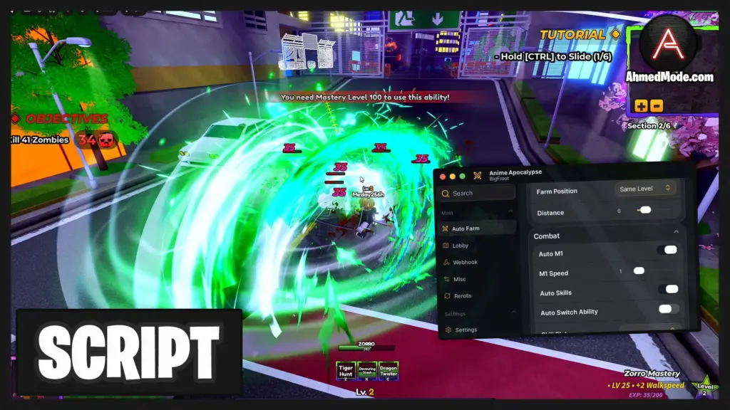 Anime Apocalypse Script Auto Farm, Kill Aura & Auto Skills – Roblox