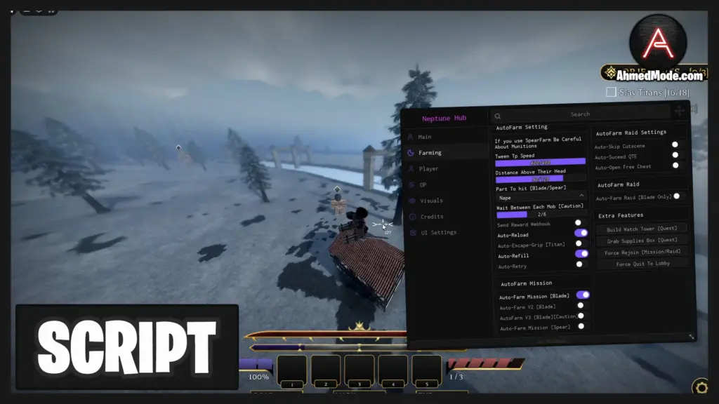 Attack on Titan Revolution Script Auto Farm, Kill Aura & ESP – Roblox