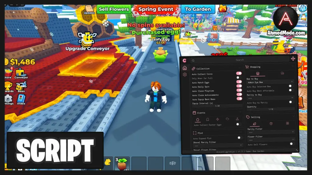 Bee Garden Script Auto Farm, Auto Buy Bees & Collect Cash – Roblox