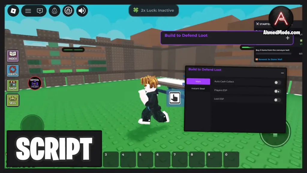 Build to Defend Loot Script Instant Steal, Collect Cash & ESP – Roblox