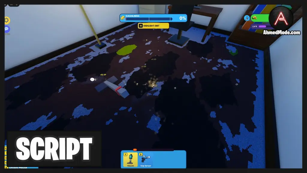 Carpet Cleaning Simulator Script Instant Clean & Auto Finish Jobs – Roblox