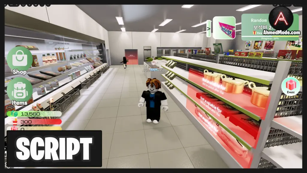 Convenience Store in Korea ASMR Script Infinite Cash & Fling Players – Roblox