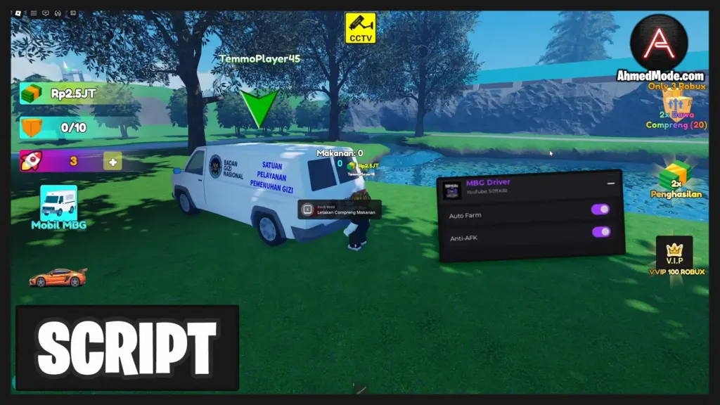 MBG Driver Script Auto Farm, Infinite Money, Unlock All Cars & Auto Deliver – Roblox