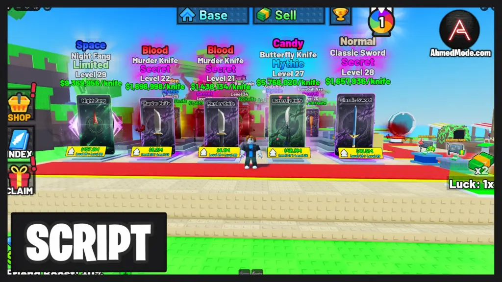 My Knife Farm Script Auto Roll, Auto Buy, Auto Sell & Auto Upgrade – Roblox