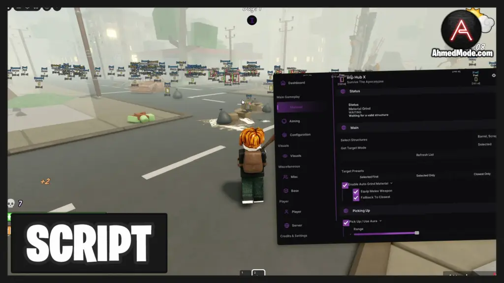 Survive the Apocalypse Script Auto Farm, Kill Aura, Collect Crates & ESP – Roblox