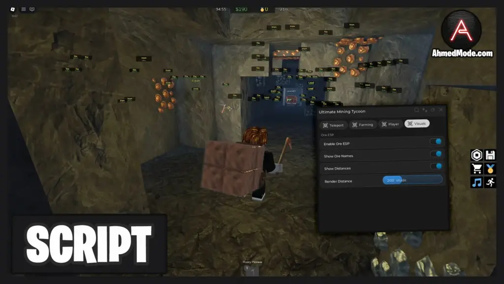 Ultimate Mining Tycoon Script Auto Farm, Auto Mine, Auto Sell, Auto Upgrade & Auto Buy – Roblox