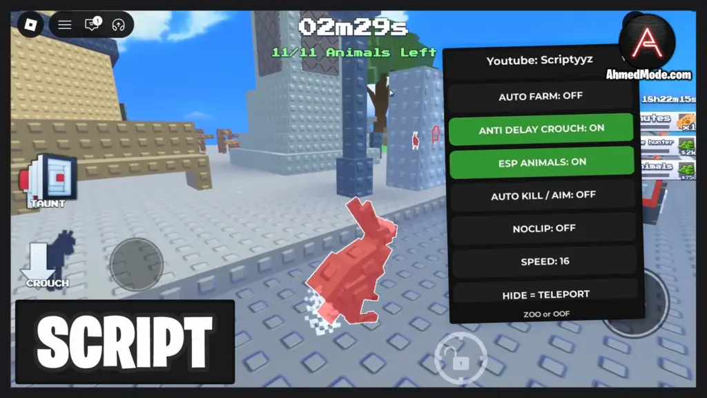ZOO or OOF Script Auto Farm, ESP, Noclip & Auto Kill – Roblox