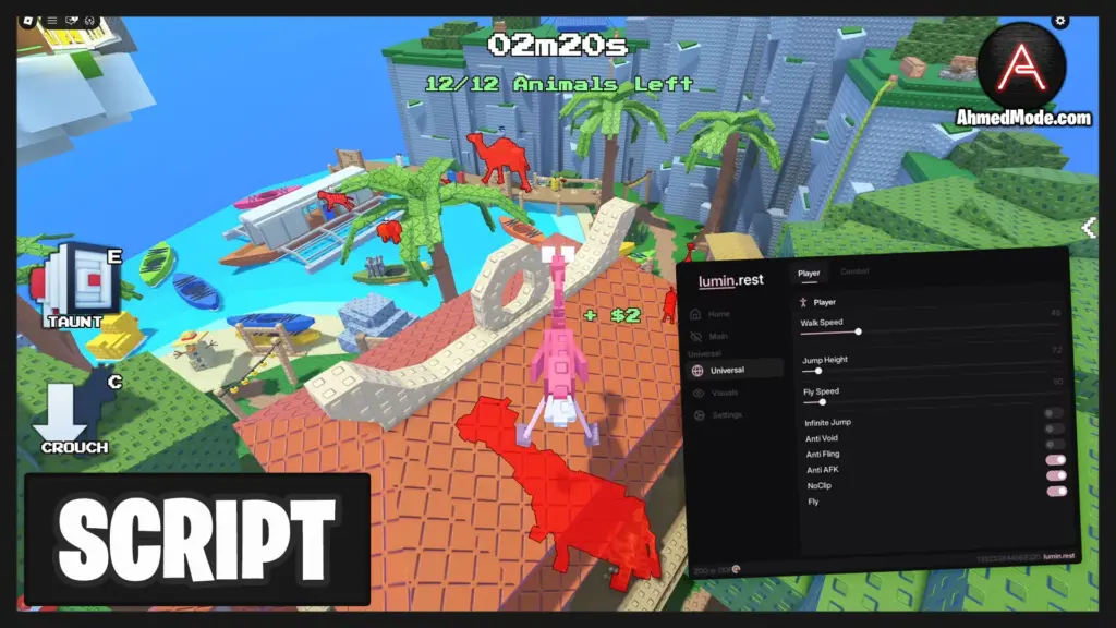 ZOO or OOF Script Auto Farm, ESP, Noclip & Auto Kill – Roblox