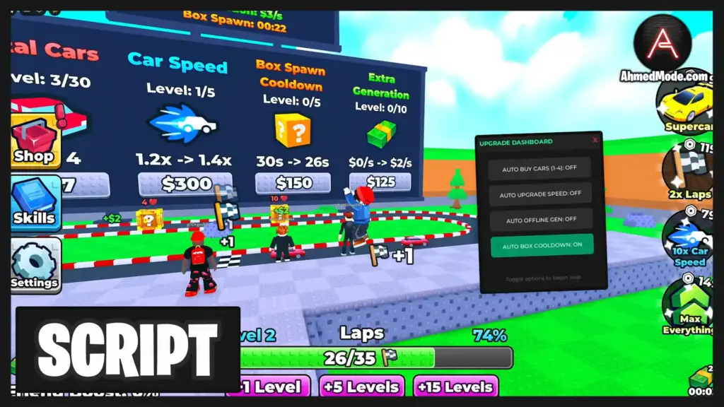 AI Learns To Drive Script Auto Farm, Auto Buy Cars & Auto Upgrade – Roblox