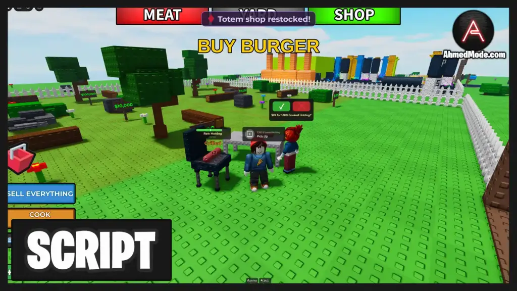 BBQ It Script Auto Farm, Auto Cook, Auto Sell & Auto Buy – Roblox