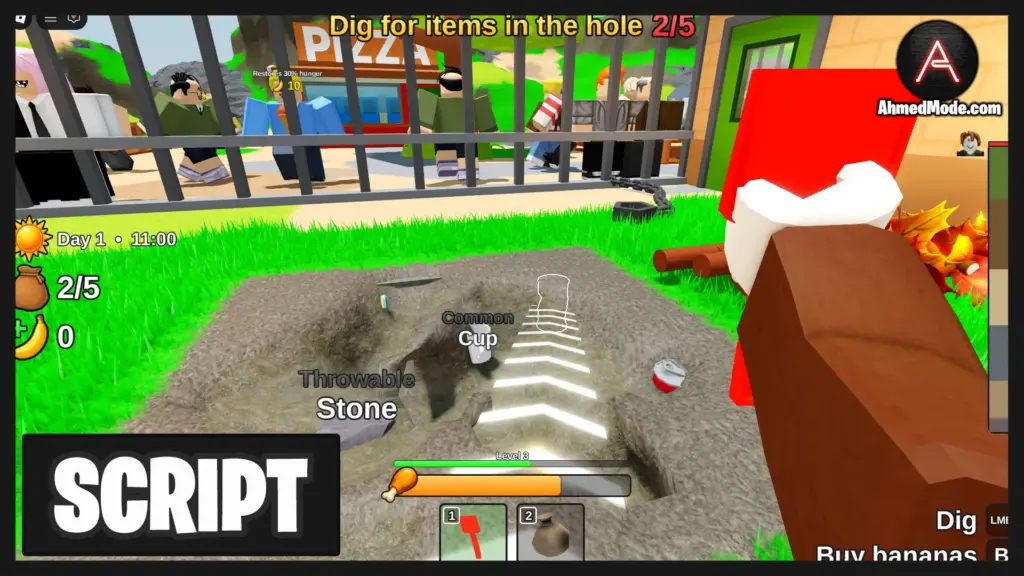 Escape The ZOO Script Auto Dig, Infinite Gems, Auto Escape & Unlock All Classes – Roblox