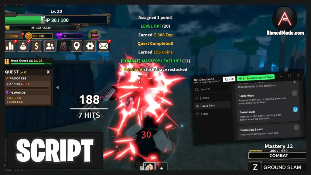Legend Piece Script Auto Farm, Kill Aura, Max Stats, Farm Chests & Auto Quest – Roblox