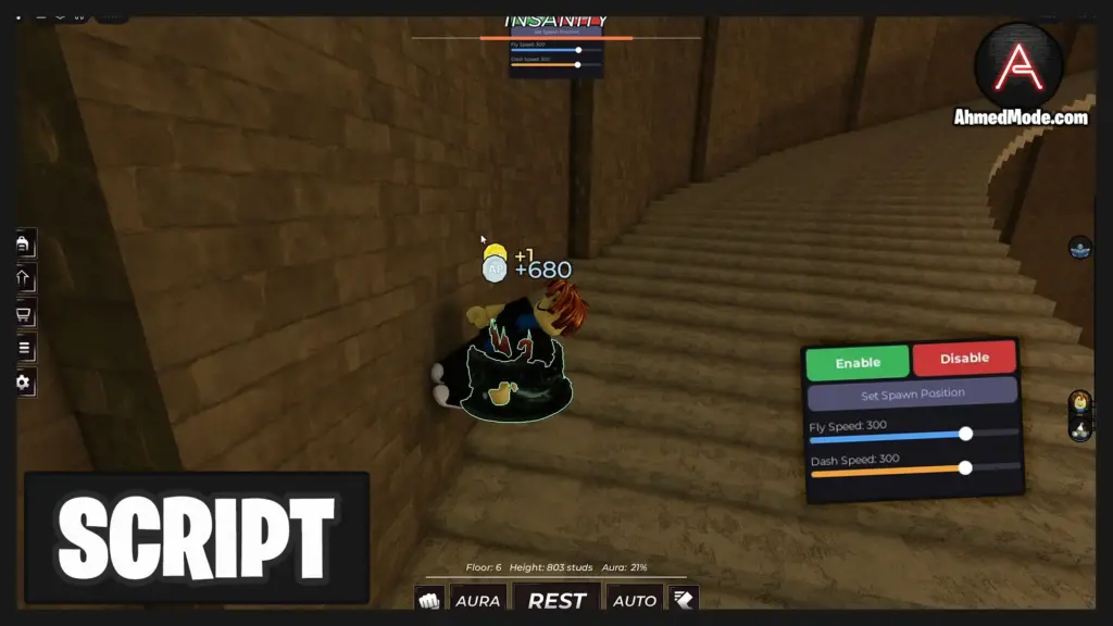 Re Aura Script Auto Climb Highest & Auto Fall – Roblox