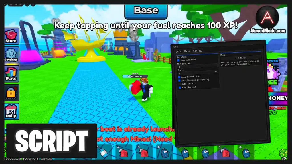 Sail Your Boat Script Auto Farm, Collect Fuel, Auto Sail & Auto Upgrade – Roblox