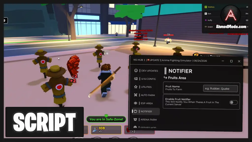 Anime Fighting Simulator Script Auto Farm, Kill Aura & Max Stats – Roblox