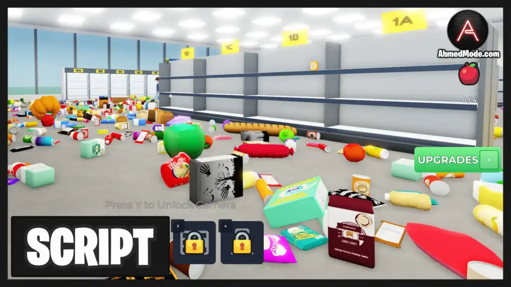 Clean the Supermarket Script Auto Clean & Auto Sort – Roblox