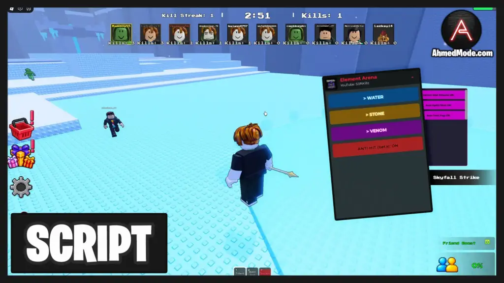 Element Arena Script Auto Farm, Kill Aura, Auto Skills, Infinite Gems, Infinite Tickets & Unlock All Elements – Roblox