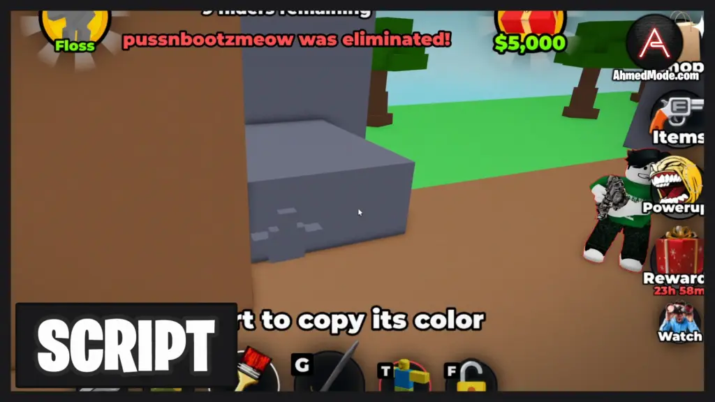 Paint To Hide Script ESP – Roblox