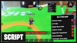 Home 3 BE A FISH BAIT Script Perfect Cast & Auto Train – Roblox