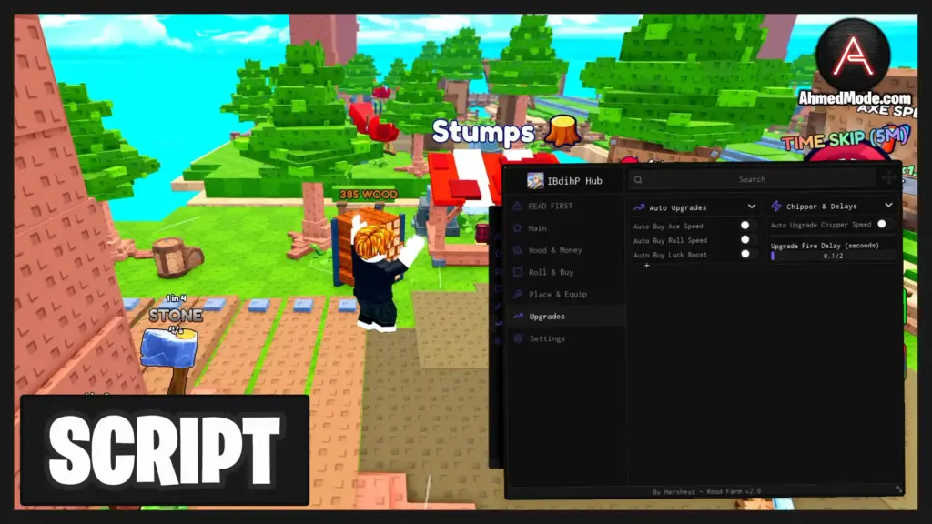 My Wood Farm Script Auto Farm, Auto Roll & Collect Cash – Roblox