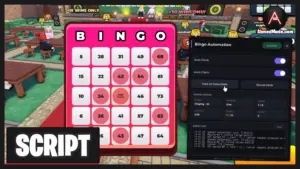 50 Player BINGO Script Auto Daub & Auto Claim – Roblox