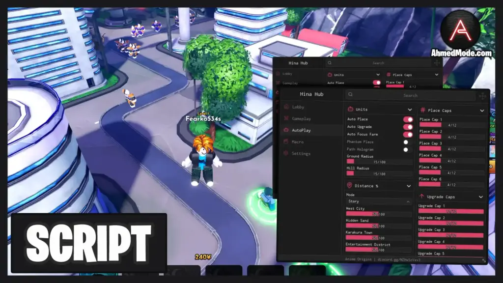 Anime Origins Script Auto Farm, Auto Place & Auto Upgrade – Roblox