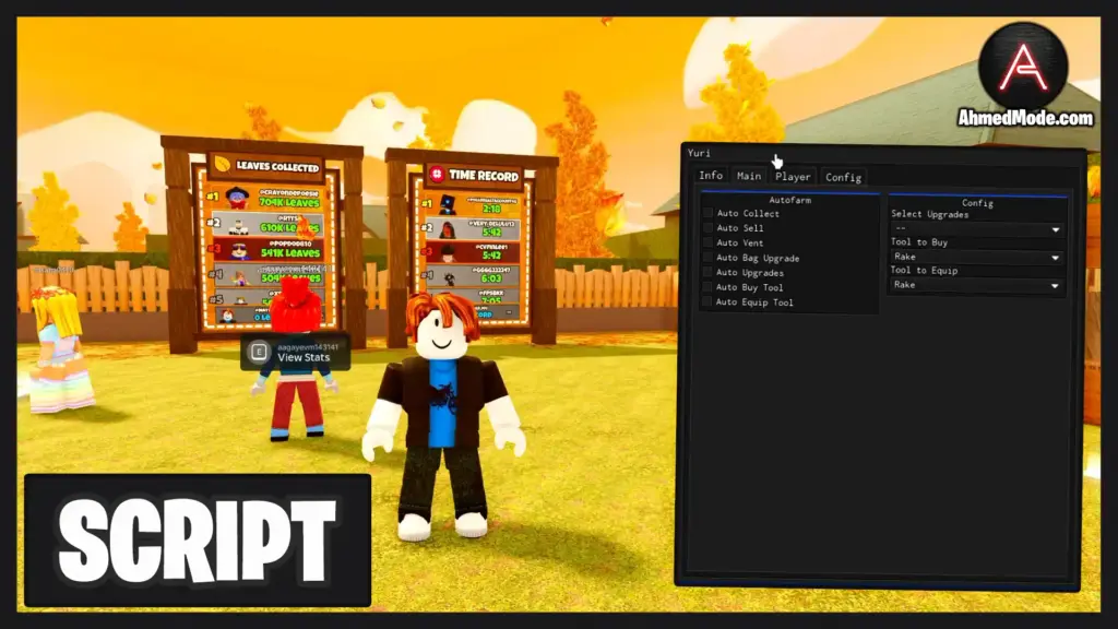Clean all the leaves Script Auto Farm, Auto Clean & Auto Collect – Roblox