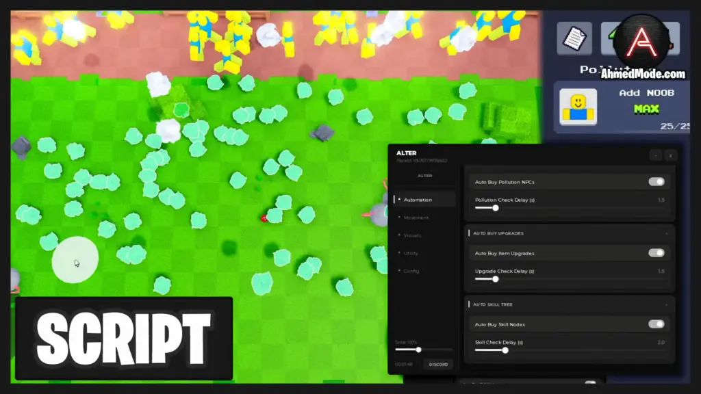 Clean The World Script Auto Clean & Auto Upgrade – Roblox
