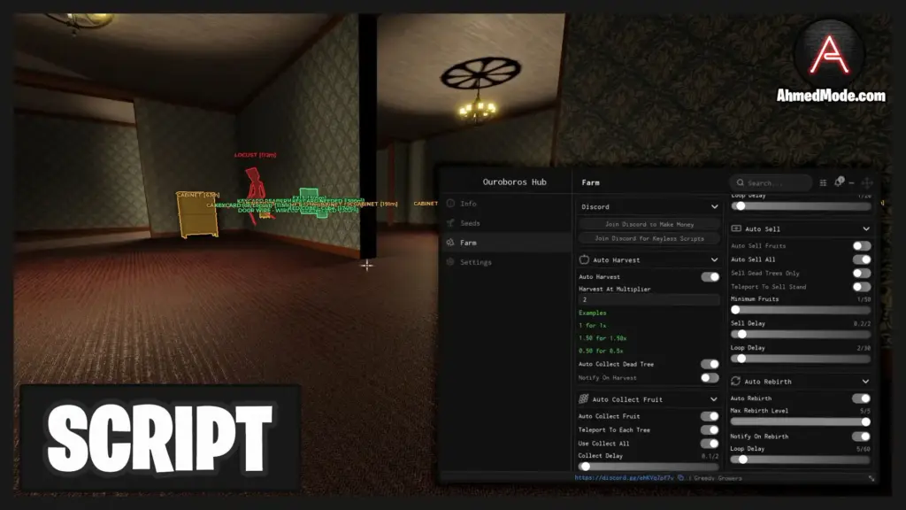 House of The Locust Script Auto Escape & ESP – Roblox