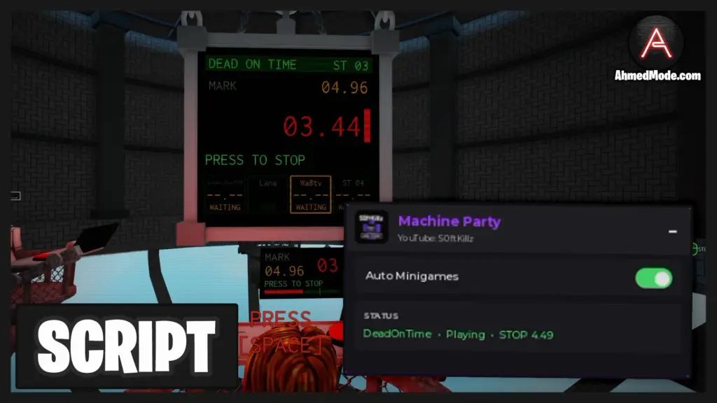 Machine Party Script Auto Mini Games – Roblox