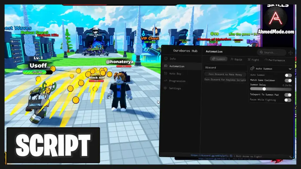 Roll Anime to Fight Script Roblox 2026 – Auto Fight 1 Roll Anime to Fight Script Auto Fight, Auto Summon & Auto Upgrade – Roblox