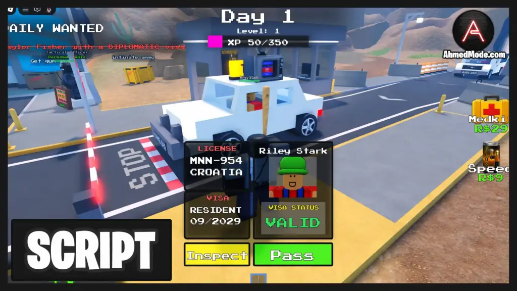 Secure the Border Script Auto Inspect, Auto Pass & Kill Aura – Roblox